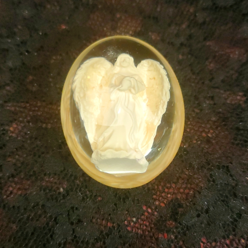 Hope Worry Prayer Pocket Stone Angel AG